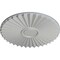 Ekena Millwork Shakuras Ceiling Medallion (For Canopies up to 5"), Hand-Painted Frost, 19 3/4"OD x 1 3/8"P CM20SHFRF - alternate 3